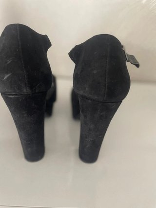 Zapatos de tacón negros plataforma