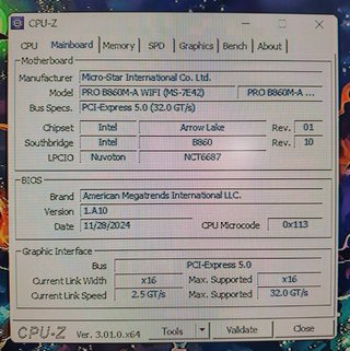 Intel Ultra 5 245k + 32GB + MSI B860M-A +Disipador
