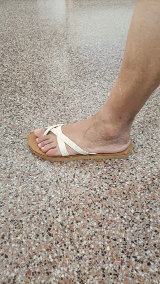 Sandalias Roxy color blanco roto