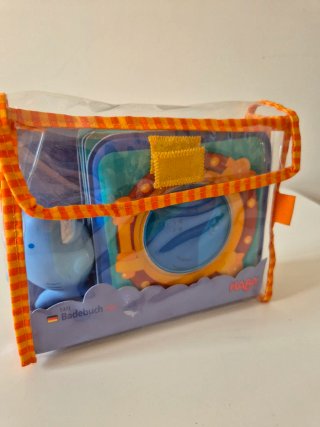 Libro bañera bebé con muñeco HABA