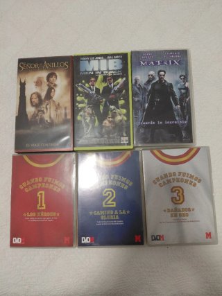 Lote 3 DVDs Baloncesto y 3 Películas VHS