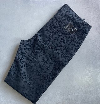 Pantaloni donna fantasia damascata