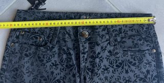 Pantaloni donna fantasia damascata