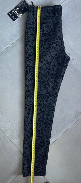 Pantaloni donna fantasia damascata