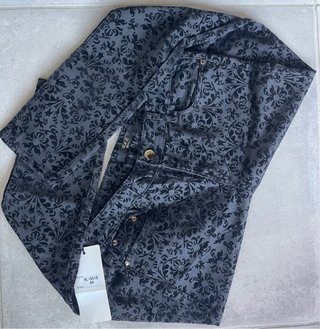 Pantaloni donna fantasia damascata