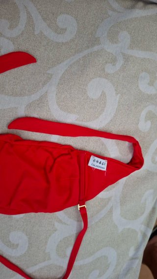 Bikini a fascia Calzedonia rosso