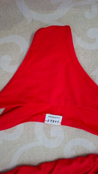 Bikini a fascia Calzedonia rosso