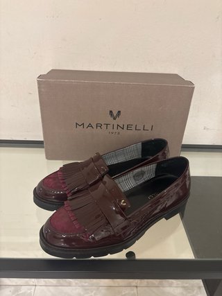 Zapatos Martinelli mujer burdeos