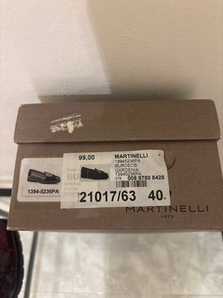 Zapatos Martinelli mujer burdeos