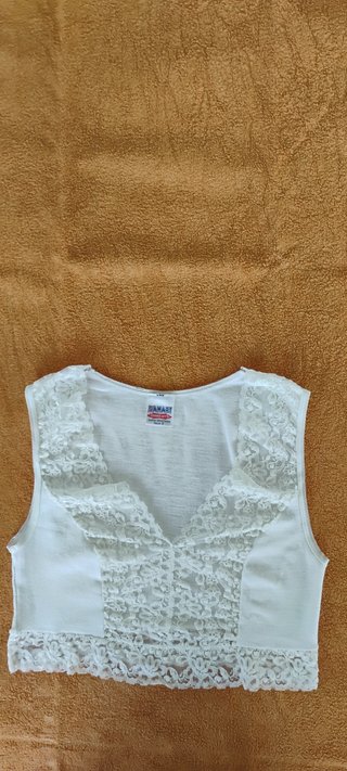 Top/camiseta térmica Damart de encaje
