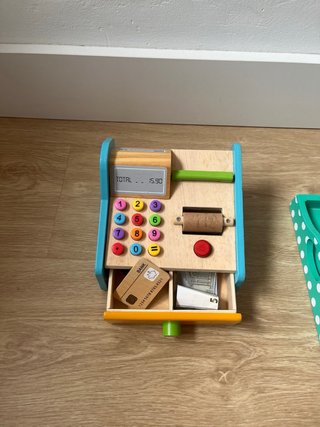 Juego de té y café de madera