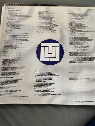 Jethro Tull Under Wraps LP Vinilo