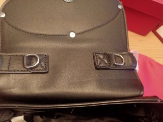 Borsa Diesel nera con logo D