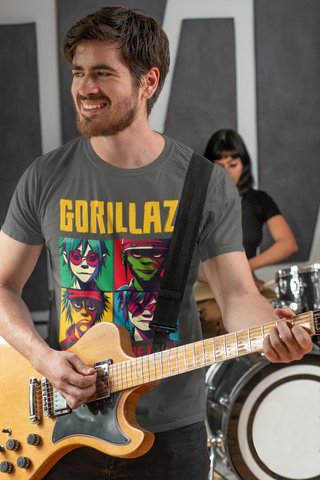 Camiseta Gorillaz Personalizada