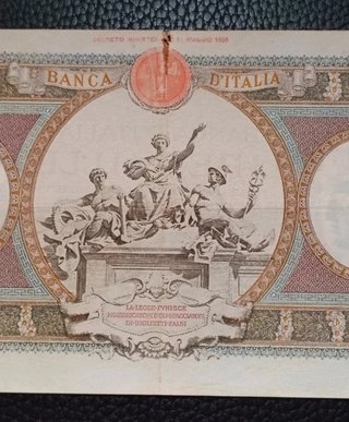 Rara banconota 1.000 lire - repubblica italiana