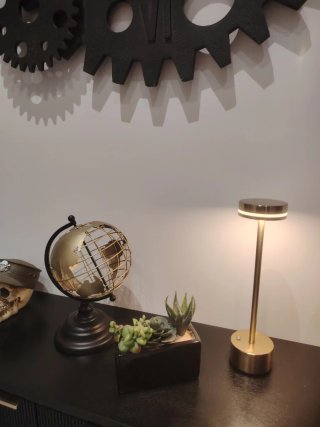 Lampada touch oro senza fili