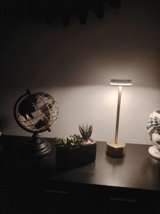 Lampada touch oro senza fili