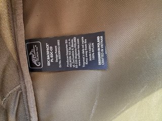 Zaino Helikon-Tex OD Green piu patch in foto
