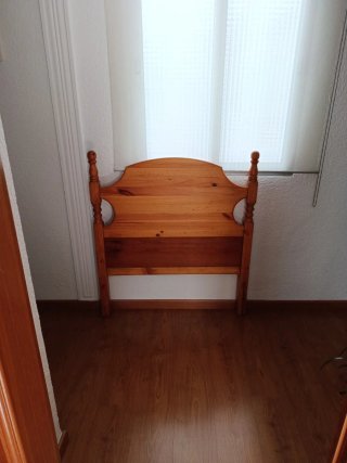 Cabezal cama madera 90 cm
