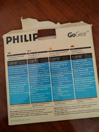 Cámara Digital Philips KEY010 128MB