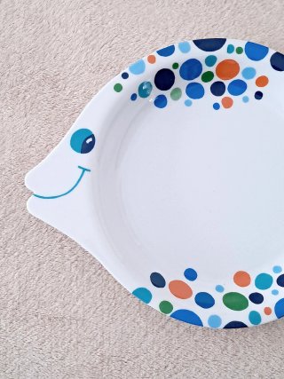Piattino per bambini a forma di pesce