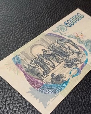 Rara banconota 500.000 lire tripla A prima serie c