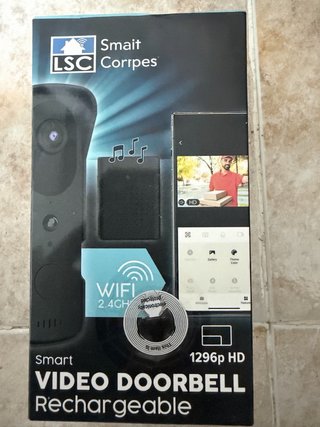 LSC Smart Video Doorbell Recargable HD