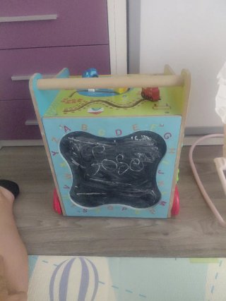 Juguete de madera para bebé con formas y números