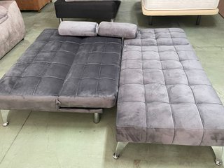 Sofá Cama Chaise Longue Gris