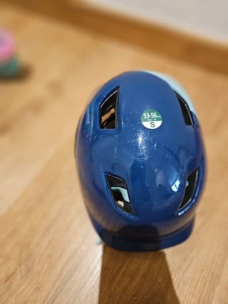 Casco infantil bici azul Talla S