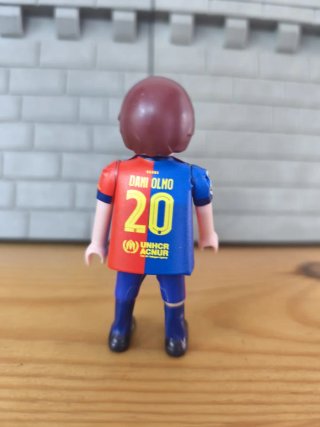Playmobil figura futbolista FC Barcelona *custom