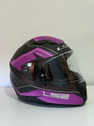 Casco Moto LS2 Stream Morado/Negro