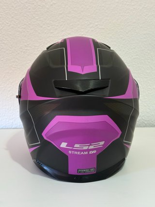 Casco Moto LS2 Stream Morado/Negro
