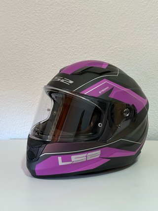 Casco Moto LS2 Stream Morado/Negro