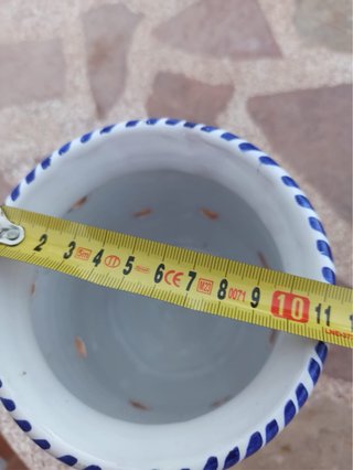 Tarro Cerámica Talavera Reina