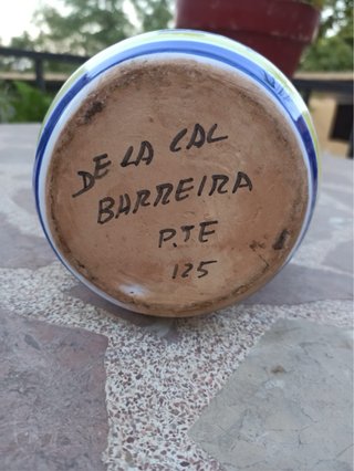 Tarro Cerámica Talavera Reina