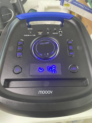 Altavoz Moeev Trolley 200W Negro