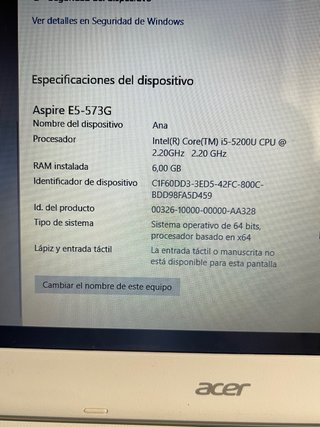 Portatile Acer Aspire E5-573G