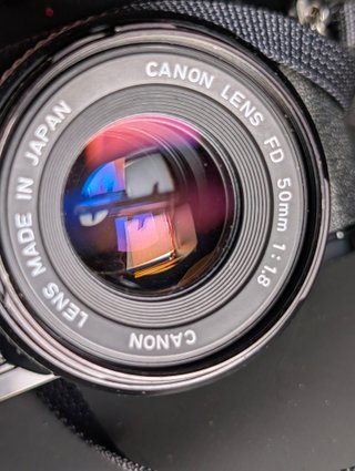Canon A1 + Lente FD 50mm 1:1.8