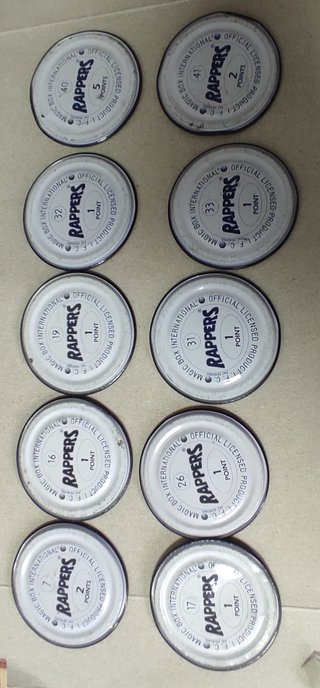 Lote 26 Chapas Metálicas Rappers