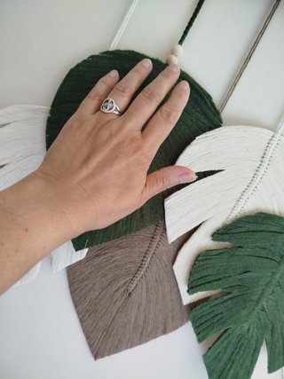 30 Hojas grandes Macramé para María
