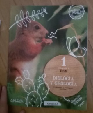 Libro Biología y Geología 1 ESO ANAYA