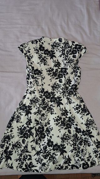 Vestido Sfera Negro/Blanco Talla L