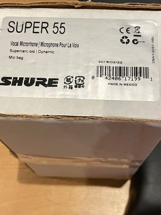 Micrófono Shure Super 55 Deluxe