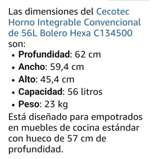 Horno Cecotec Bolero Nuevo