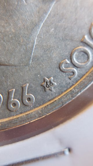 Moneda de plata 100 Pesetas 1966 *66 de España