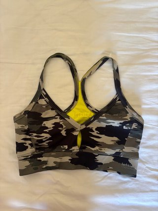 Sujetador deportivo Lefties Talla M Camuflaje