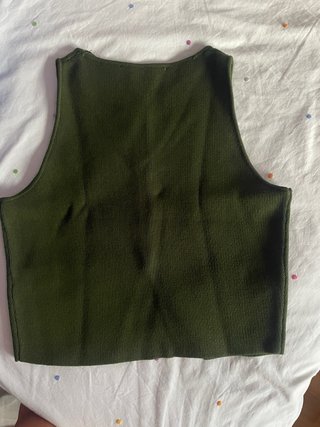 Chaleco verde Zara sin estrenar