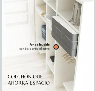 Colchón espuma plegable para invitados