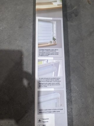 Estor Noche y Día Livarno Blanco 60x150cm